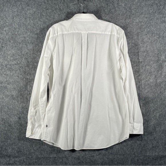 Nautica Mens White Button Down Shirt Size XL - Picture 6 of 6